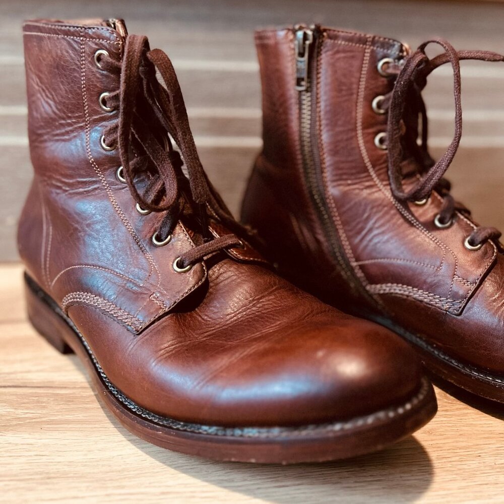 Frye Bowery Cognac